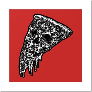 Pizza Skull Posters and Art